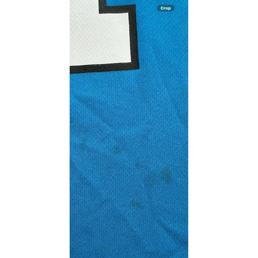 NFL‎ Team Apparel Cam Newton Carolina Panthers Jersey Kids Large 7 Blue 1 Stains